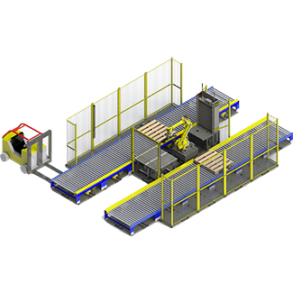 Product - APT MOD-PAL® Standard Modular Palletizer with pass-through ...