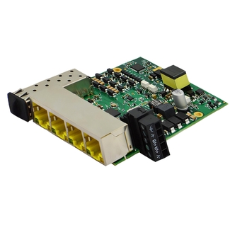 Embedded 1 SFP & 4 Port PoE+ Gigabit Ethernet Switch (SW-195) Image