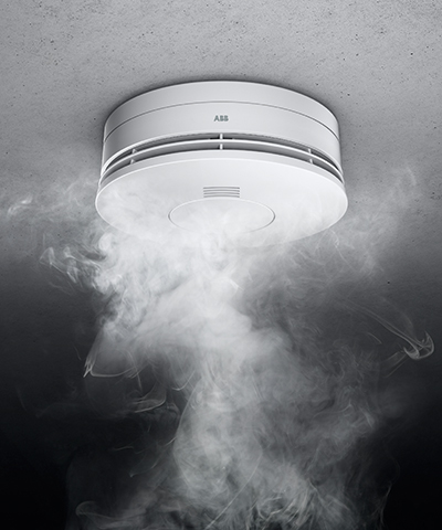 Natty, associated smoke detectors blueprint more than merely sense smoke. (Courtesy of ABB)